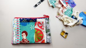 Read more about the article Making a zipper pouch from fabric scraps